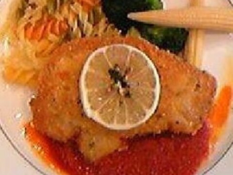 ミラノ風ポークカツのトマトソース★
